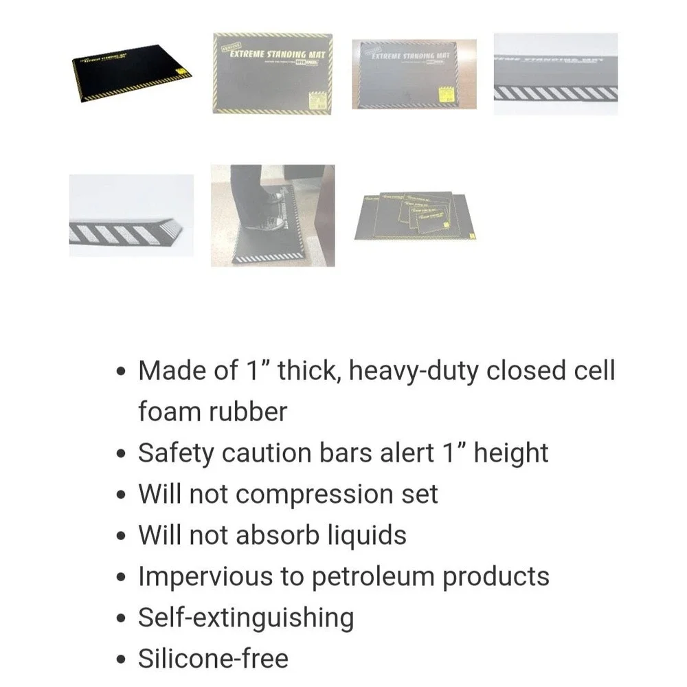 Extreme Standing Mat: 14″x21″ standing ergonic work mat case‎ of 12